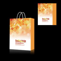 浪漫楓葉手提袋設(shè)計(jì)素材 高清PSD模板與印刷指南